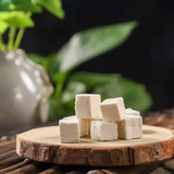 Fu Ling Chinese Herbal tea Square Shape Raw Dried Poria Cocos pieces high quality Wholesale price tuckahoe for sale