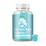 Nature's bounty hair skin and nails growth vitamins gummies for collagen protein candy Vegan Biotin whitening